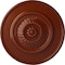 Ekena Millwork Floral Ceiling Medallion, Hand-Painted Firebrick, 23 1/2"OD x 2 3/4"P CM23FLFIF - alternate 1